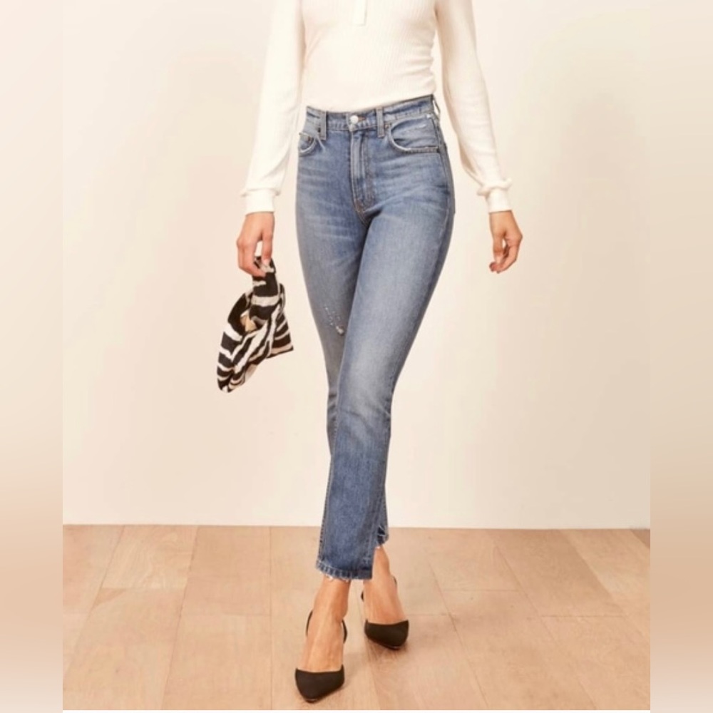Reformation Julia High Crop Cigarette Jean